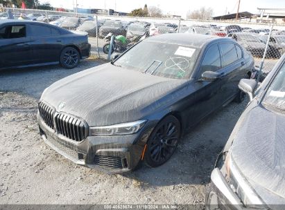 2022 BMW 740 I Black  Gasoline WBA7T2C08NCJ48283 photo #3