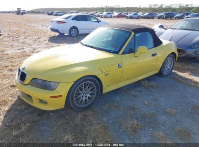 2001 BMW Z3 2.5I Yellow  Gasoline WBACN33411LK46003 photo #3