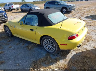 2001 BMW Z3 2.5I Yellow  Gasoline WBACN33411LK46003 photo #4