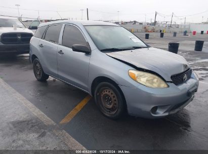 2005 TOYOTA MATRIX Blue  Gasoline 2T1KR32E05C443920 photo #1