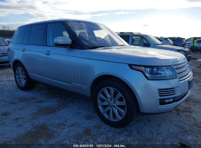 2015 LAND ROVER RANGE ROVER 3.0L V6 SUPERCHARGED HSE Silver  Gasoline SALGS2VF0FA220994 photo #1