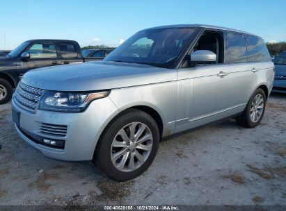 2015 LAND ROVER RANGE ROVER 3.0L V6 SUPERCHARGED HSE Silver  Gasoline SALGS2VF0FA220994 photo #3