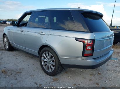 2015 LAND ROVER RANGE ROVER 3.0L V6 SUPERCHARGED HSE Silver  Gasoline SALGS2VF0FA220994 photo #4