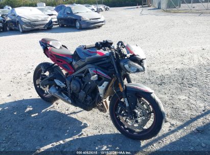 2021 TRIUMPH MOTORCYCLE STREET TRIPLE R (LRH) Gray  Gasoline SMTA544D1MTAD5452 photo #1