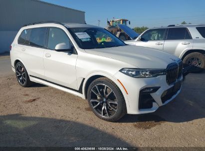 2022 BMW X7 XDRIVE40I White  Gasoline 5UXCW2C04N9M70469 photo #1