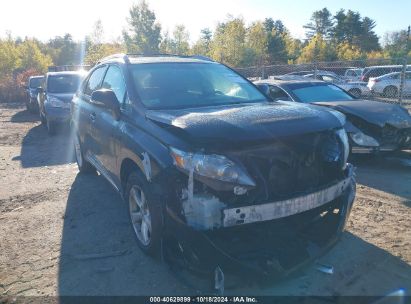 2011 LEXUS RX 350 Black  Gasoline 2T2BK1BA5BC107001 photo #1