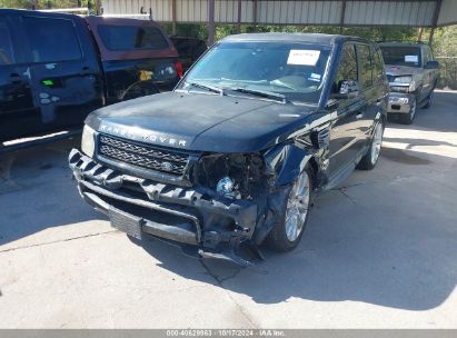 2010 LAND ROVER RANGE ROVER SPORT HSE Black  Gasoline SALSK2D4XAA246229 photo #3