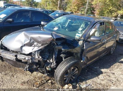 2014 HONDA ACCORD LX Gray  Gasoline 1HGCR2F32EA213289 photo #3