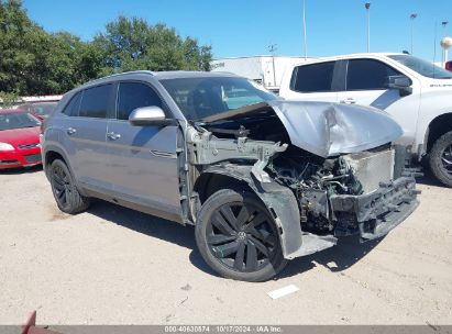 2022 VOLKSWAGEN ATLAS CROSS SPORT 3.6L V6 SE W/TECHNOLOGY Silver  Gasoline 1V2WE2CA4NC200363 photo #1