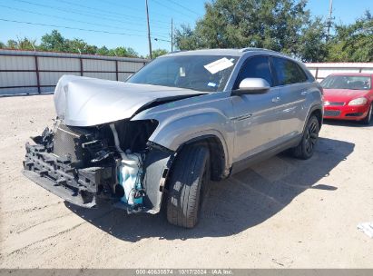 2022 VOLKSWAGEN ATLAS CROSS SPORT 3.6L V6 SE W/TECHNOLOGY Silver  Gasoline 1V2WE2CA4NC200363 photo #3