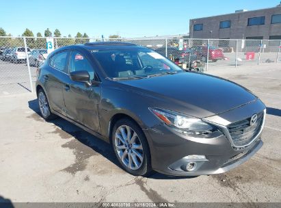 2014 MAZDA MAZDA3 S GRAND TOURING Brown  Gasoline JM1BM1M38E1203680 photo #1