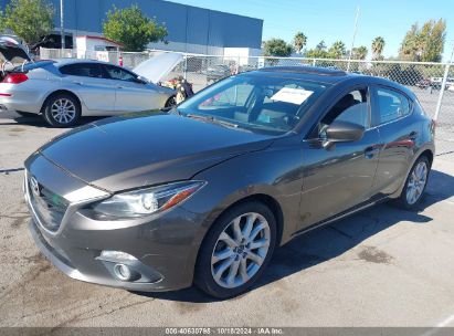 2014 MAZDA MAZDA3 S GRAND TOURING Brown  Gasoline JM1BM1M38E1203680 photo #3