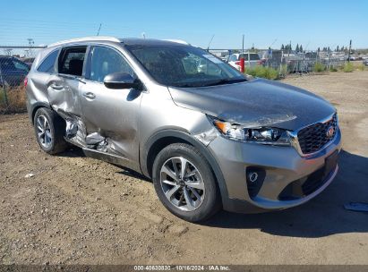 2019 KIA SORENTO 3.3L EX Gray  Gasoline 5XYPH4A53KG478225 photo #1