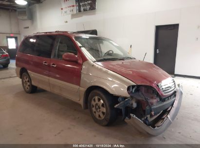 2002 KIA SEDONA EX/LX Red  Gasoline KNDUP131526294339 photo #1