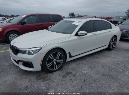 2018 BMW 740I XDRIVE White  Gasoline WBA7E4C51JGV24049 photo #3