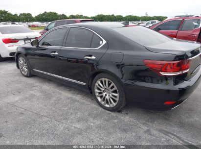 2015 LEXUS LS 460 Black  Gasoline JTHBL5EF6F5136671 photo #4