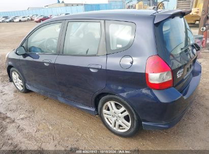 2008 HONDA FIT SPORT Blue  Gasoline JHMGD38698S036264 photo #4