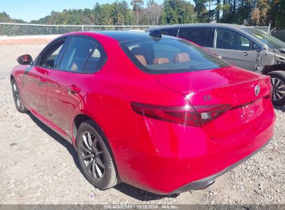 2020 ALFA ROMEO GIULIA AWD Red  Gasoline ZARFANAN4L7634220 photo #4