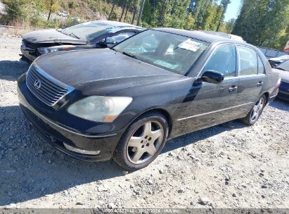 2005 LEXUS LS 430 Black  Gasoline JTHBN36F655007406 photo #3