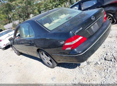 2005 LEXUS LS 430 Black  Gasoline JTHBN36F655007406 photo #4