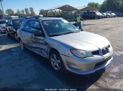 2007 SUBARU IMPREZA 2.5I Silver  Gasoline JF1GG61647H809373 photo #1