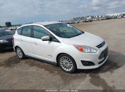 2013 FORD C-MAX HYBRID SEL White  Hybrid 1FADP5BU5DL554753 photo #1