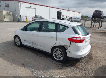 2013 FORD C-MAX HYBRID SEL White  Hybrid 1FADP5BU5DL554753 photo #4