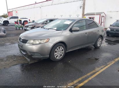 2013 KIA FORTE EX Gray  Gasoline KNAFU4A27D5645580 photo #3