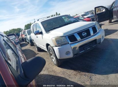 2005 NISSAN ARMADA LE White  Gasoline 5N1AA08B85N704279 photo #1