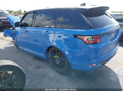 2022 LAND ROVER RANGE ROVER SPORT SVR/SVR CARBON EDITION Blue  Gasoline SALWZ2RE6NA241274 photo #4