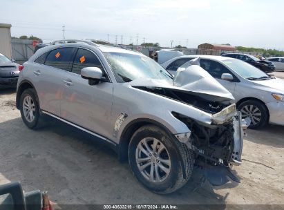 2013 INFINITI FX37 Silver  Gasoline JN8CS1MU0DM141731 photo #1