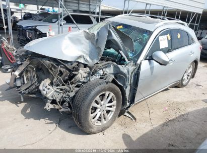 2013 INFINITI FX37 Silver  Gasoline JN8CS1MU0DM141731 photo #3