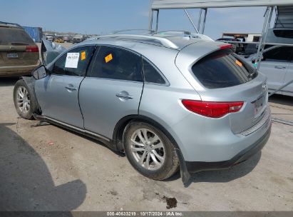 2013 INFINITI FX37 Silver  Gasoline JN8CS1MU0DM141731 photo #4