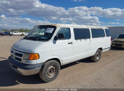 2001 DODGE RAM WAGON 3500 White  Gasoline 2B5WB35Z91K538363 photo #3