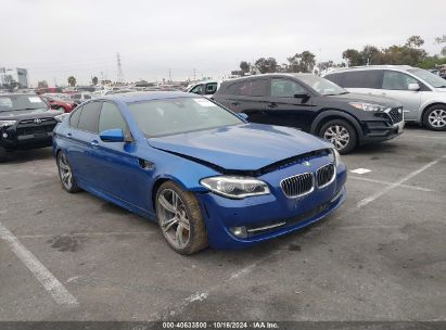 2016 BMW M5 Blue  Gasoline WBSFV9C51GD595783 photo #1