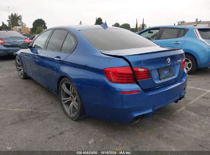 2016 BMW M5 Blue  Gasoline WBSFV9C51GD595783 photo #4