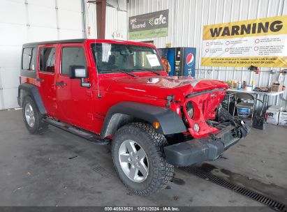 2015 JEEP WRANGLER UNLIMITED SPORT Red  Flexible Fuel 1C4BJWDG0FL622864 photo #1