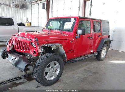 2015 JEEP WRANGLER UNLIMITED SPORT Red  Flexible Fuel 1C4BJWDG0FL622864 photo #3