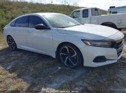 2022 HONDA ACCORD SPORT SPECIAL EDITION White  Gasoline 1HGCV1F40NA065996 photo #1