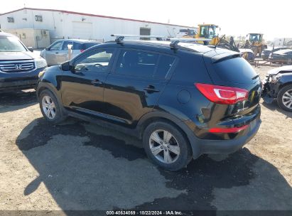 2013 KIA SPORTAGE LX Black  Gasoline KNDPB3A24D7489137 photo #4