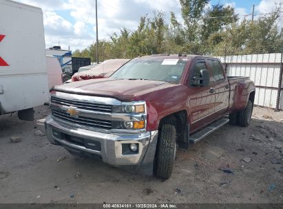 2015 CHEVROLET SILVERADO 3500HD LT Burgundy  Diesel 1GC4KZC85FF144330 photo #3