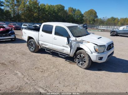 2013 TOYOTA TACOMA DOUBLE CAB White  Gasoline 5TFLU4EN3DX051499 photo #1