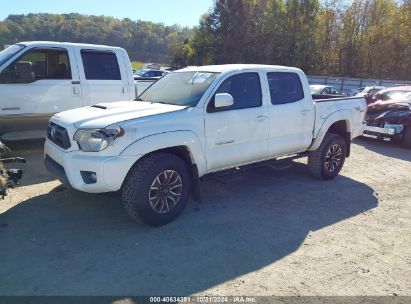 2013 TOYOTA TACOMA DOUBLE CAB White  Gasoline 5TFLU4EN3DX051499 photo #3