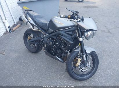 2009 TRIUMPH MOTORCYCLE STREET TRIPLE R Silver  Other SMTD02NE09J400358 photo #1