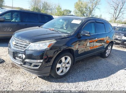 2017 CHEVROLET TRAVERSE 1LT Black  Gasoline 1GNKRGKDXHJ228687 photo #3