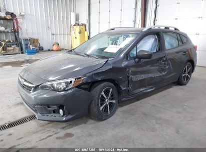 2021 SUBARU IMPREZA PREMIUM 5-DOOR Gray  Gasoline 4S3GTAV68M3713421 photo #3