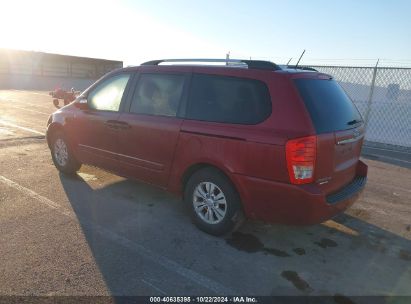 2012 KIA SEDONA LX Red  Gasoline KNDMG4C77C6434642 photo #4