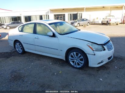 2009 INFINITI M35X White  Gasoline JNKCY01F59M850395 photo #1