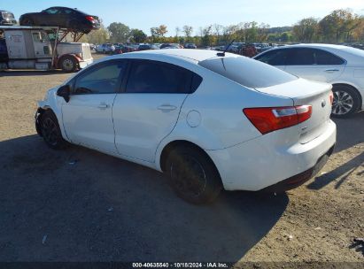 2013 KIA RIO LX White  Gasoline KNADM4A3XD6204620 photo #4