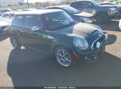 2011 MINI COOPER S Green  Gasoline WMWSV3C56BTY20259 photo #1